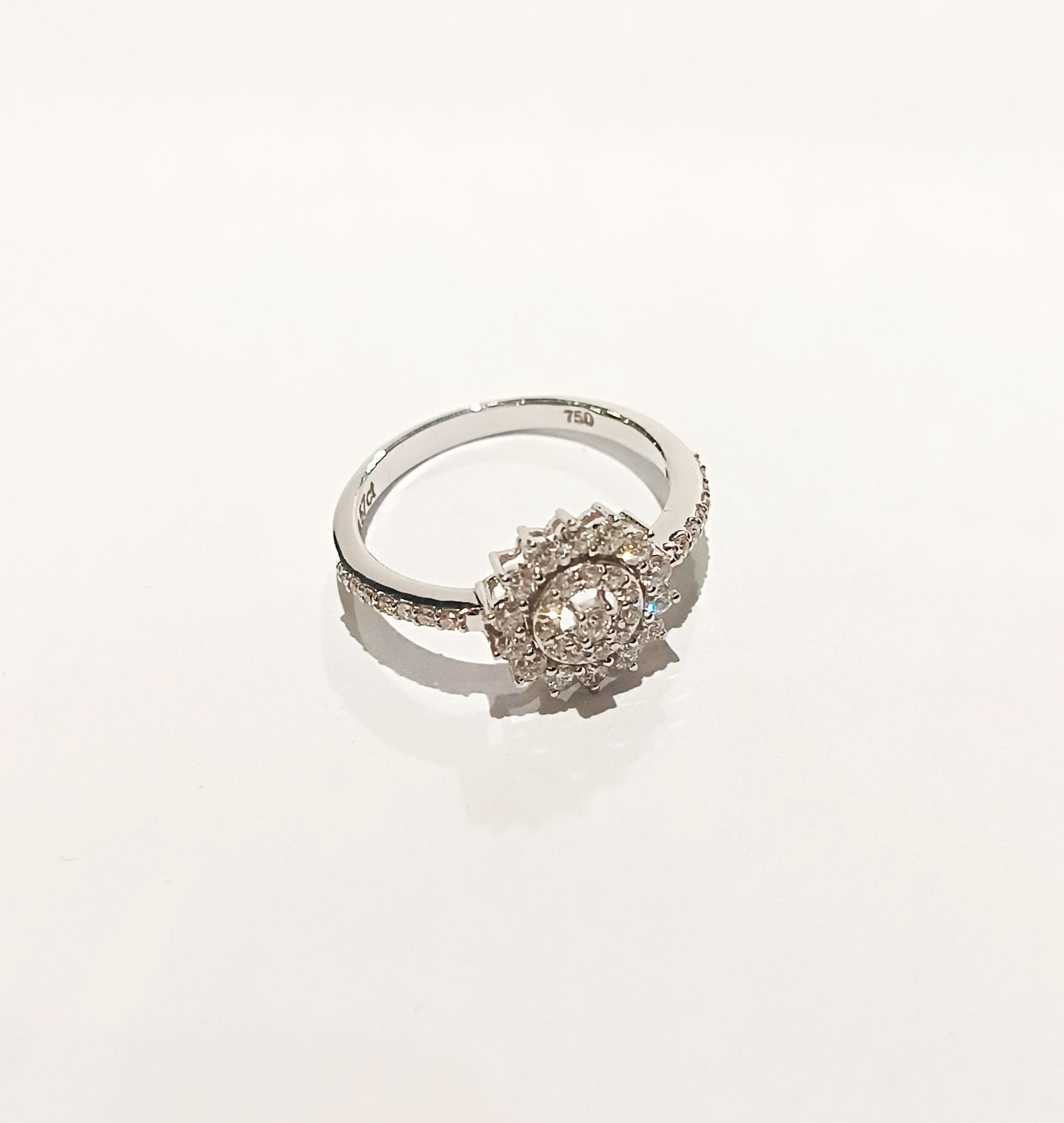 White Gold Diamond Ring (18k)